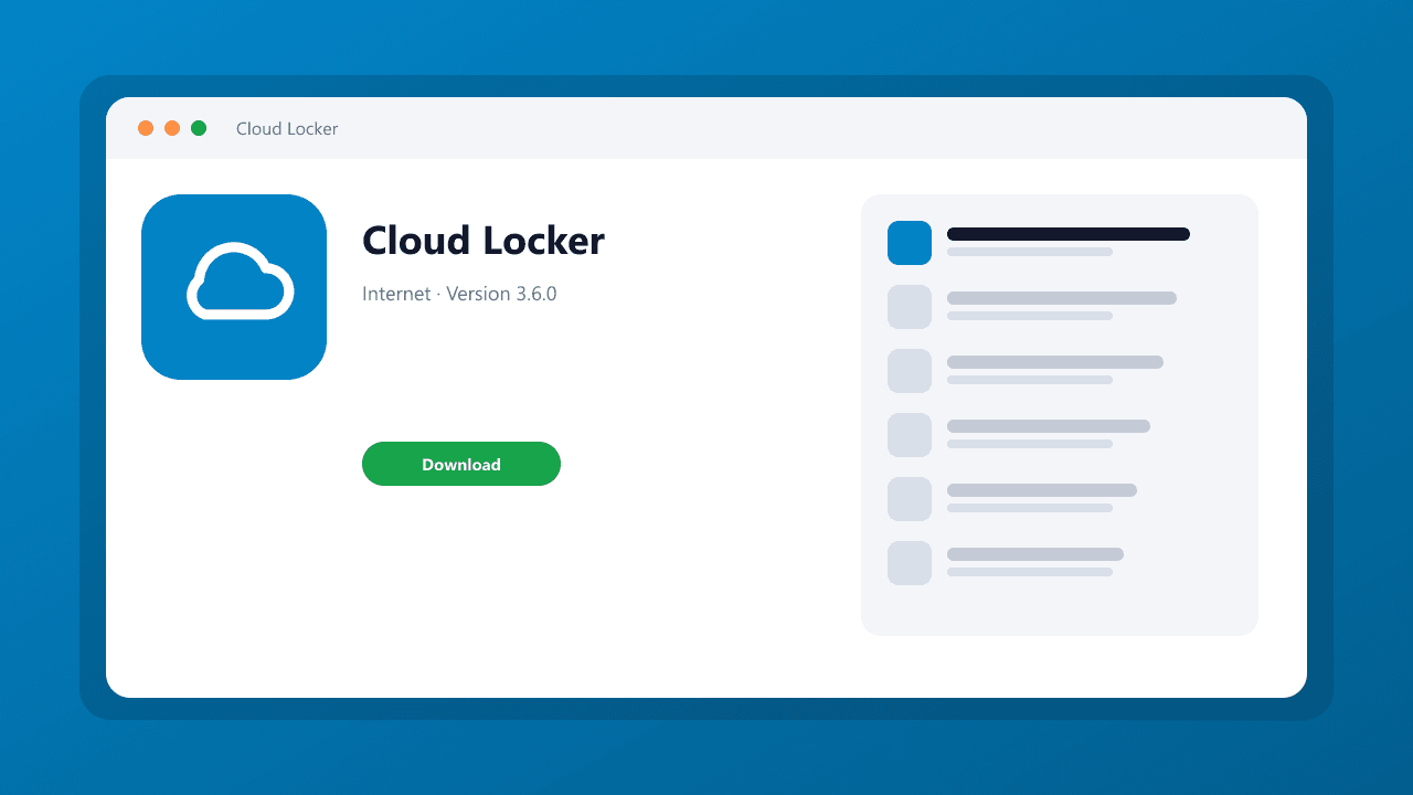 Cloud Locker screenshot