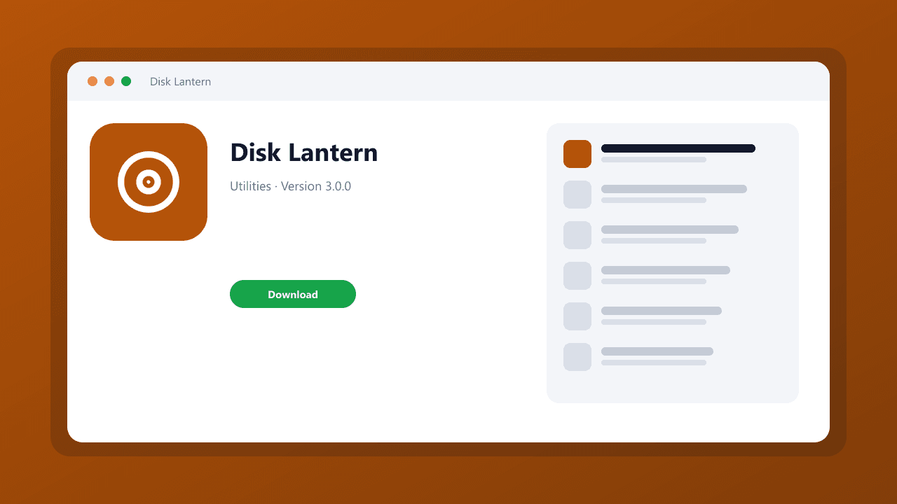 Disk Lantern screenshot
